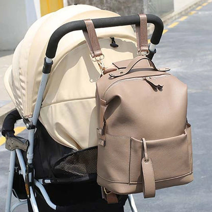 Multifunction Vegan Leather Nappy Bag