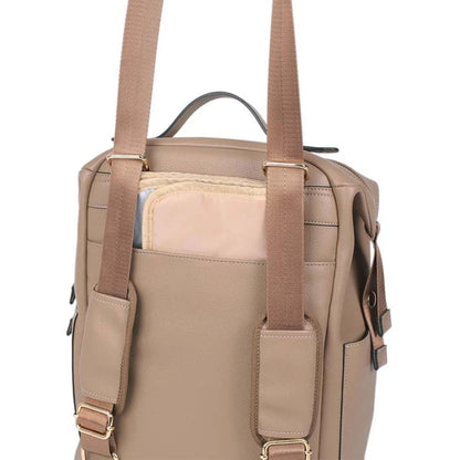 Multifunction Vegan Leather Nappy Bag